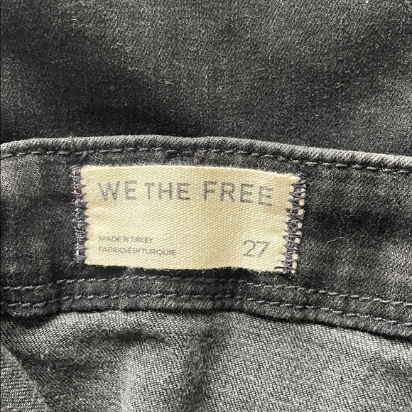We The Free Free People Libre Wide Leg Jeans High Rise Denim Size 27 Bohemiam - Picture 7 of 8